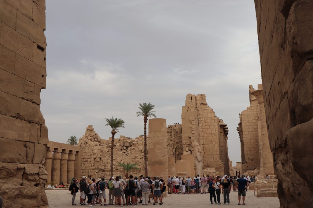 Cómo visitar el Templo de Karnak - Gran Patio del Templo de Karnak