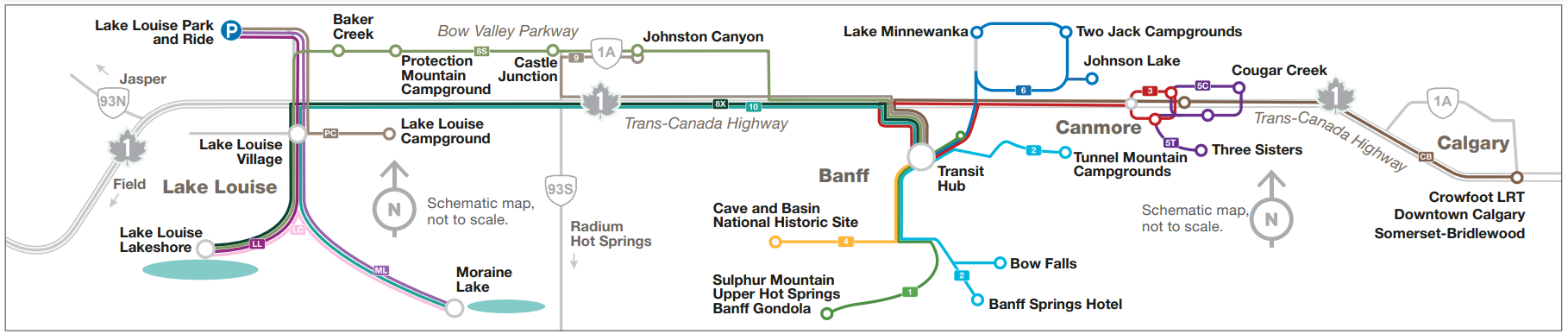 Qué hacer en Banff National Park - como moverse en banff